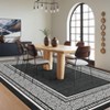 COZONY Modern Border Area Rug, Soft Washable Non-Slip Carpet for Living Room and Bedroom - 2 of 4