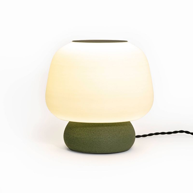 10" Mushroom Modern Classic Plant-Based PLA 3D Printed Dimmable LED Table Lamp - JONATHAN Y, 6 of 9