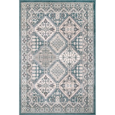 Nuloom Vintage Tile Becca Area Rug, 4' X 6', Blue : Target