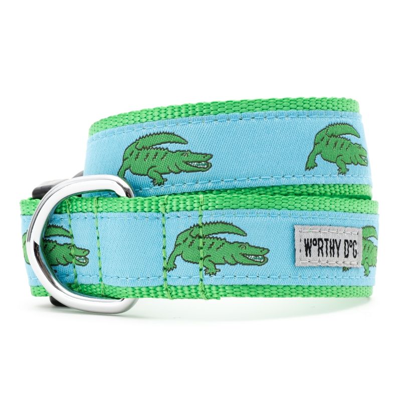 The Worthy Dog Alligators Dog Collar, 1 of 4