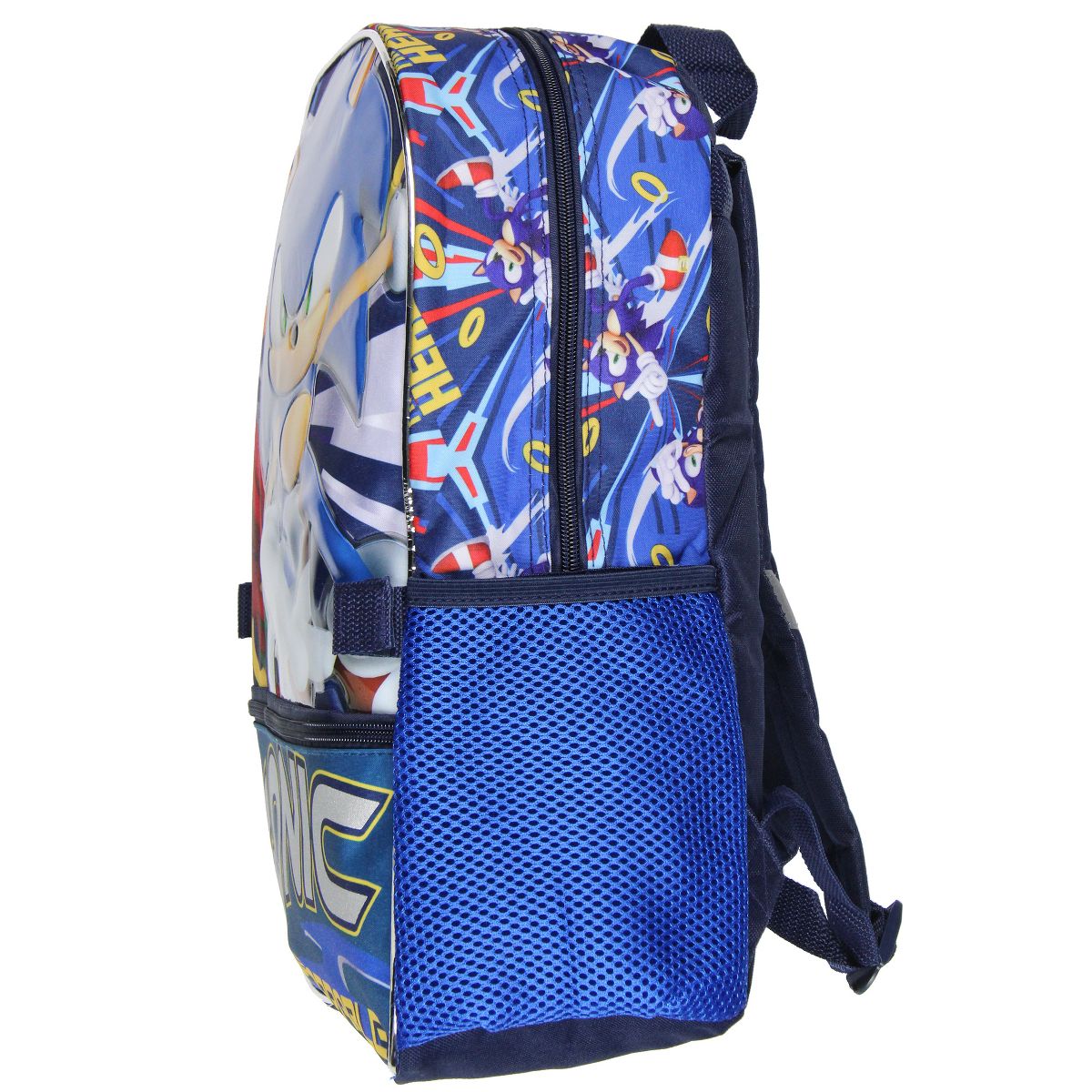 Sonic The Hedgehog School Travel Backpack 2 Piece Set With Detachable Lunch Box - thumbnail 4