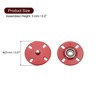 Unique Bargains Alloy Invisible Durable High Hardness Buckle Fasteners Press Studs Buttons 5 Pcs - 2 of 4