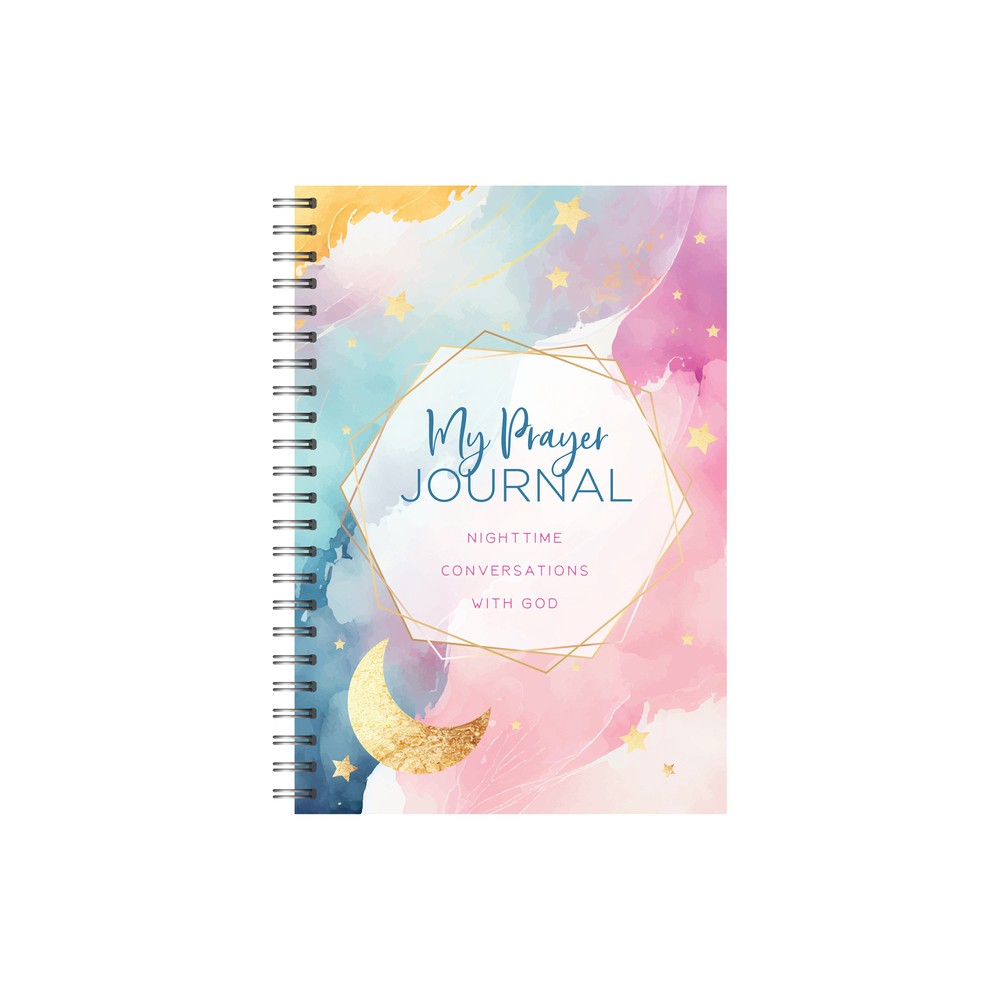 My Prayer Journal: Nighttime Conversations with God - by Emily Biggers (Spiral Bound)