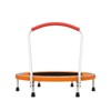 SEVOBAL Trampolines 36inch Mini Trampoline for Kids Ages 1-6 Indoor Outdoor Trampoline with Handle Fun for Kids, Orange, 36.2"*36.2"*31" - 2 of 4