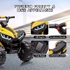 12V Ride On ATV for Kids, Electric Four Wheeler for Toddlers Ages 3-8, with Remote Control, LED Lights, Music, High/Low Speed, USB - 3 of 4