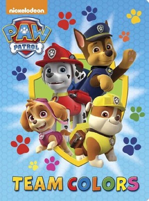 Team Colors (Paw Patrol) - (Board Book) by  Random House (Board Book)