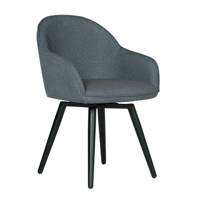 Dome Swivel Armchair Charcoal Heather - Studio Designs Home