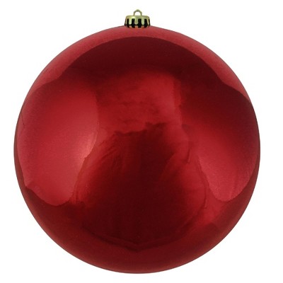 Northlight 10" Shatterproof Shiny Christmas Ball Ornament - Red