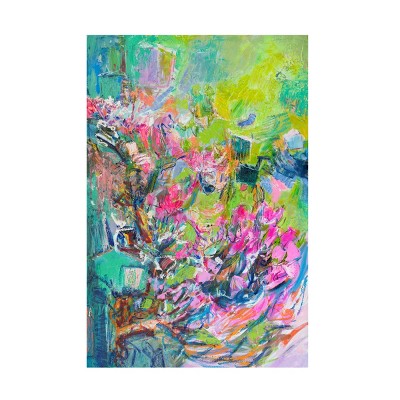 Trademark Fine Art - Dorothy Fagan  Knee Deep Floral I Canvas Art