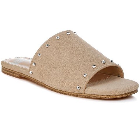 Обувь Rag & Co Womens Odalia Soft Suede Leather Studded Flats 9