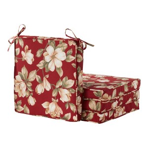 18in Square Outdoor Chair Pad Set of 4 - 1 of 4