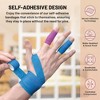 MEDca Self-Adhesive Tape, 12 Pack - 1", 2", 3" x 5 Yards Combo Pack, Elastic Bandage Rolls & Athletic Wrap for Sprains, Swelling, & Soreness, Neon - 4 of 4