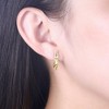 Hanging Cat Kitty Stud Earrings for Women Sterling Silver Ginger Lyne Collection - 4 of 4