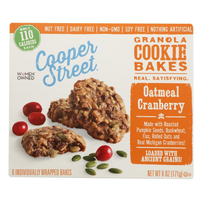 Cooper Street Oatmeal Cranberry Granola Cookie Bakes - Case of 6/6 oz, 2 of 5