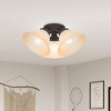 Livex Lighting Wynnewood 3 - Light Flush Mount in  Bronze - 2 of 4