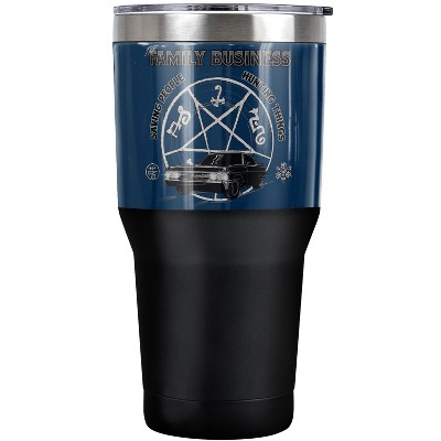 Supernatural Saving People And Hunting Steel Tumbler 30oz Coffee Travel Mug