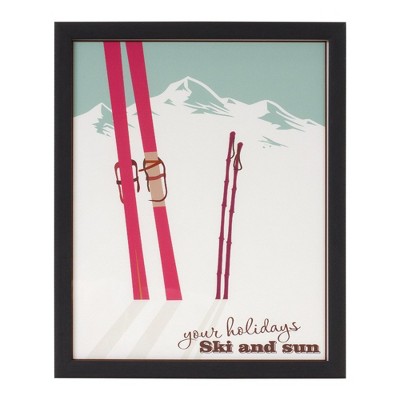 Melrose Ski and Sun Frame 11.75"H