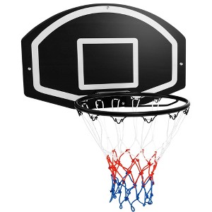 Large Wall Mounted Basketball Hoop W/28.5'' x 18'' Shatterproof Backboard Toy Gift - 1 of 4