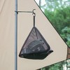 Triangle Storage Mesh Hanging Bag Foldable Kitchen Basket Picnic Tableware Drying Net Food Vegetable Organize Tool - 2 of 4