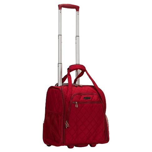 Rockland Wheeled Underseat Softside Carry On Suitcase - Red : Target