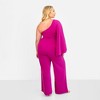 Rebdolls Women's Opal Extreme Single Sleeve Wide Leg Jumpsuit - 3 of 4