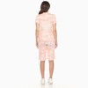 Women's Soft Capri Pajama Lounge Set - White Mark - 3 of 4