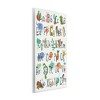 Stupell Industries Kids' Safari Animal Alphabet Illustrations Wall Plaque Art - 2 of 4