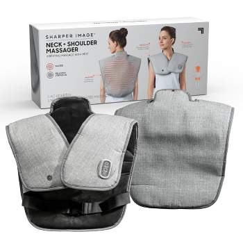 Sharper Image 3-Speed Massager Realtouch Shiatsu Wireless Neck and Back  with Heat 1012643 - The Home Depot