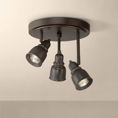 Denise Bronze 3-Head LED Ceiling Track Light Fixture