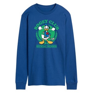 Men's - Disney - Donald Duck Bogey Club Long Sleeve Graphic T-Shirt - 1 of 4