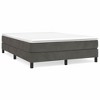 vidaXL Velvet Box Spring Bed Frame, Full Size with Robust Plywood and Engineered Wood Construction - 3 of 4