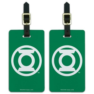 Green Lantern White Logo Luggage ID Tags Set of 2 - 1 of 4