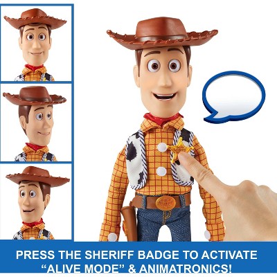 Детские фигурки Toy Story 5 Disney and Pixar Toy Story 5 Ultimate Action Woody Figure, Simple & Animated Mode, 16" Posable — фото 3