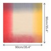 INSPIRE CHIC Women's Gradient Colorful Large Silky Hair Wrap Bandana Neck Scarf 35.4" X 35.4" - 3 of 4