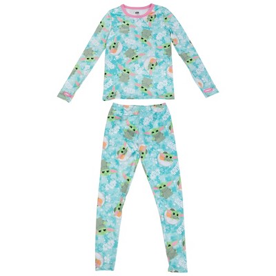 Kids Star Wars The Mandalorian The Child Grogu On Clouds 2-Piece Pajama Set - XSmall (5-6)