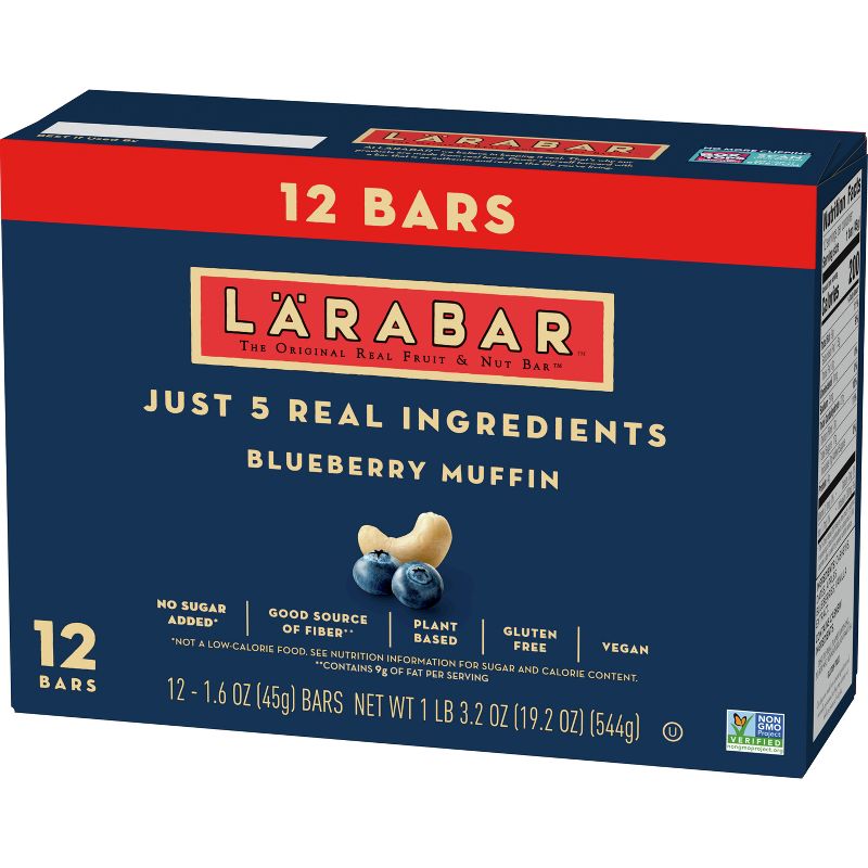 Larabar Blueberry Muffin Bars - 12ct/19.2oz, 3 of 5