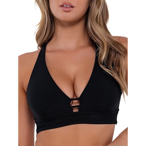 Sunsets Women's Black Colette Underwire Bralette Bikini Top - 510d