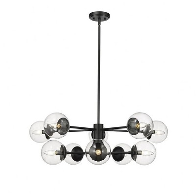 Millennium Lighting Avell 10 - Light Chandelier in  Matte Black
