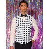 Lars Amadeus Men's Slim Fit V Neck Formal Polka Dots Suit Waistcoat - 2 of 4