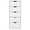 NicBex 5 Drawer Dresser with Superior Top Modern Closet Organizers and Storage Chests of Drawers for Bedroom, Living Room, Hallway - 3 of 4