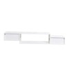 Syemin TV Stands and Consoles Fashion Wall Mounted Floating TV Stand for 50 Inch TV for Living Room Bedroom, White, 65.35"*9.06"*11.02" - 4 of 4