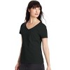 Hanes Perfect-T Women's V-Neck Cotton T-Shirt, Value 2-Pack - 2 of 4