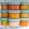Sage Spoonfuls 12pk Leak Proof Glass Baby Food Storage Containers - Clear - 4 oz - 2 of 4