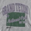 Men's Grand Teton National Park State Line Crewneck Sweatshirt - 2 of 4