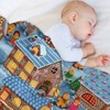 DSANE Gingerbread Village On Christmas Christmas Throw Blanket Soft Fleece Christmas Blanket Cozy Flannel Throw for Couch Bed - 4 of 4
