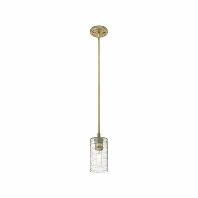 Crown Point - 1 Light Pendant In Industrial Style-8.38 Inches Tall and 3.88 Inches Wide