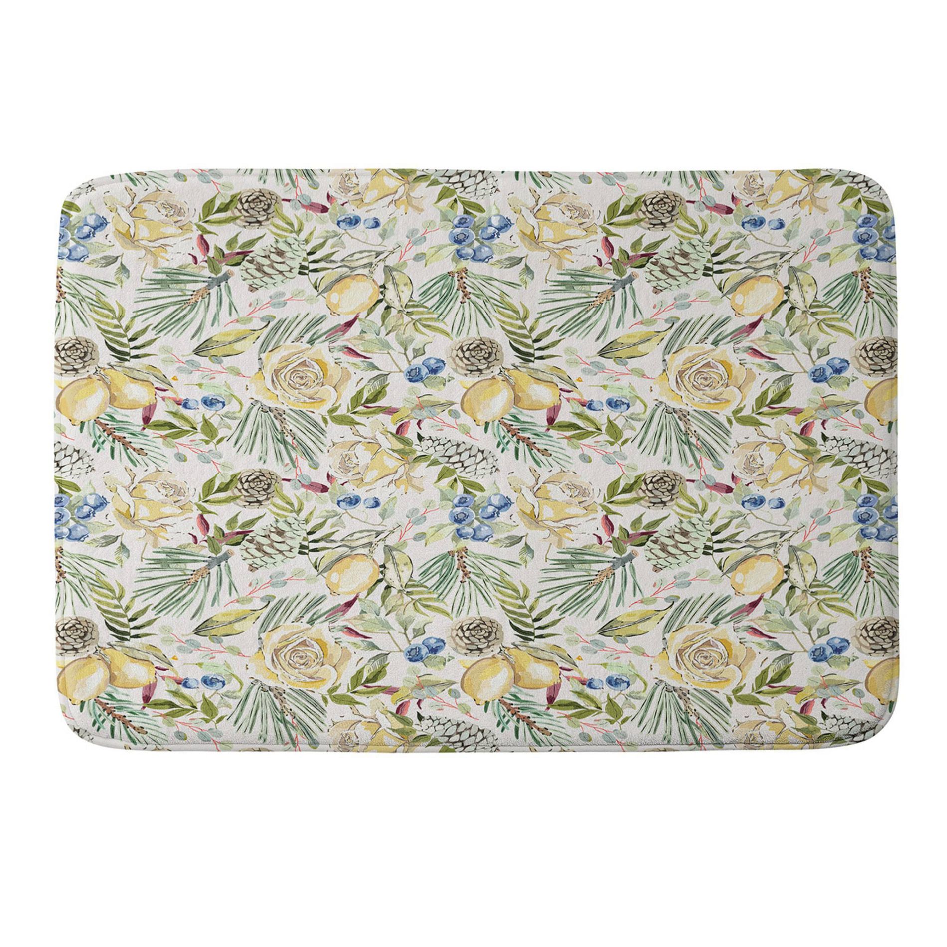 Deny Designs Marta Barragan Camarasa Colorful Autumn Fall Memory Foam Bath Mat
