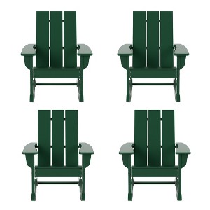 WestinTrends  Modern Adirondack Outdoor Rocking Chair (Set of 4) - 1 of 4