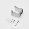 Munora Stainless Steel Wall Mounted Coat Hook, Premium 304 Bathroom Hook with Hidden Screws, Modern Square Design - 3 of 4