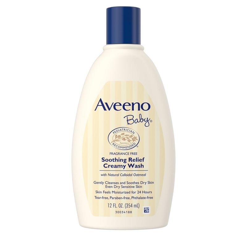 Aveeno Baby Soothing Relief Creamy Wash - 12 fl oz, 1 of 12